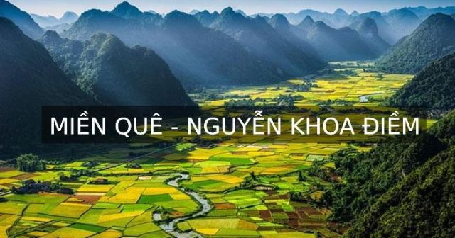 Banner cho bài viết:VIẾT BÀI VĂN PHÂN TÍCH CẤU TỨ, HÌNH ẢNH TRONG BÀI THƠ MIỀN QUÊ CỦA NGUYỄN KHOA ĐIỀM