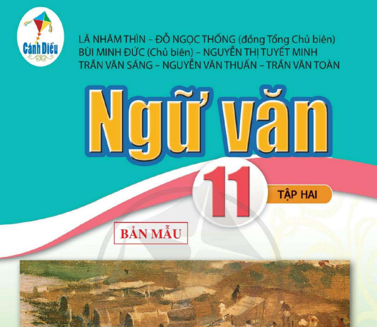 Banner cho bài viết:SÁCH GIÁO KHOA - NGỮ VĂN 11 - CÁNH DIỀU - TẬP 2