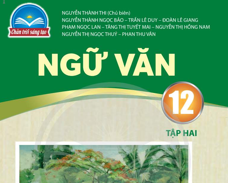 Banner cho bài viết:SÁCH GIÁO KHOA - NGỮ VĂN 12 - CHÂN TRỜI SÁNG TẠO - TẬP 2