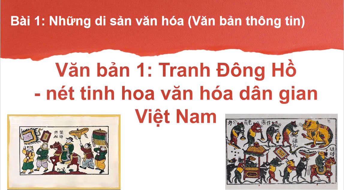 Banner cho bài viết:BÀI GIẢNG TRANH ĐÔNG HỒ - NÉT TINH HOA VĂN HÓA DÂN GIAN VIỆT