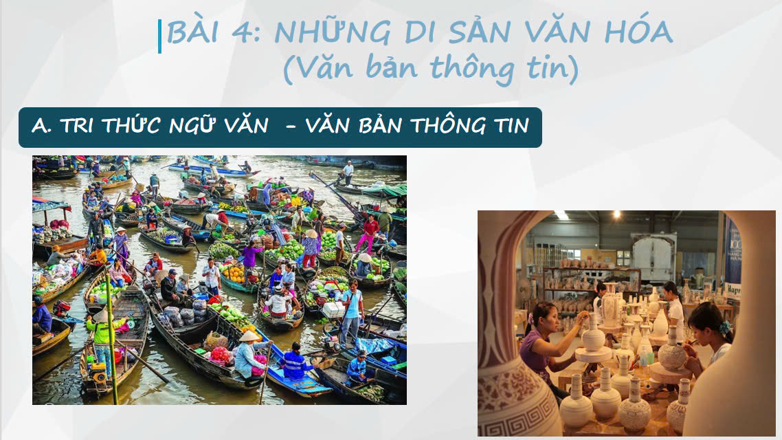 Banner cho bài viết:BÀI GIẢNG BÀI 4 NHỮNG DI DẢN VĂN HÓA (TRI THỨC NGỮ VĂN VĂN BẢN THÔNG TIN)